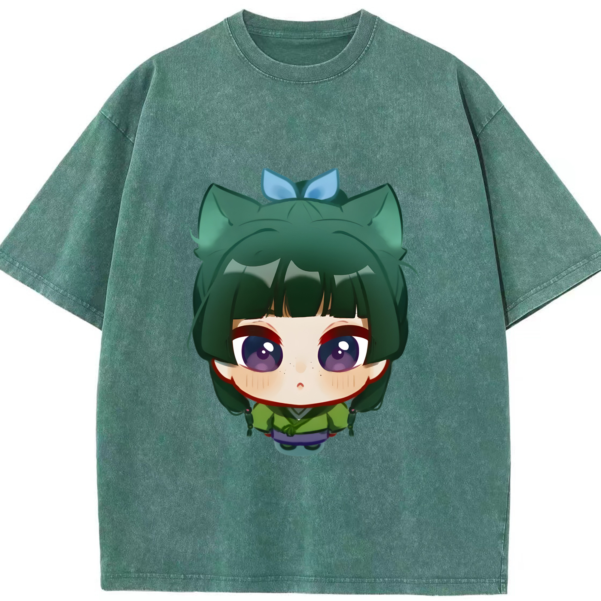 （画像用） 薬屋のひとりごと The Apothecary Diaries 綿100% ヴィンテージ風 半袖Tシャツ（フロントプリント）